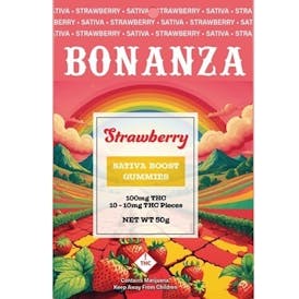 Bonanza Gummies Strawberry 100mg