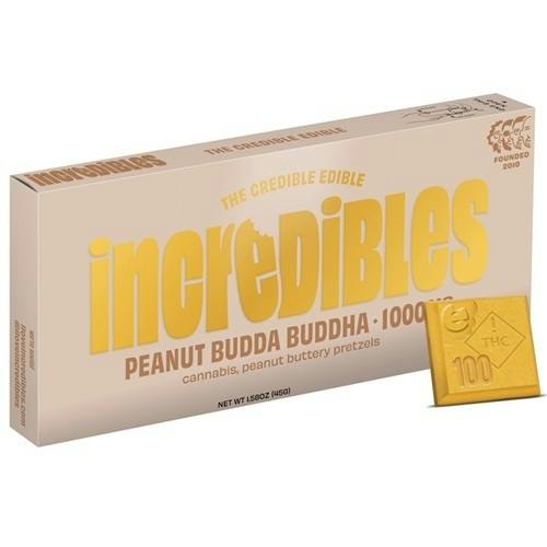 Incredibles Chocolate Bar Peanut Budda Buddha 1000mg