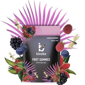 Binske Fruit Gummies Mixed Berry 100mg