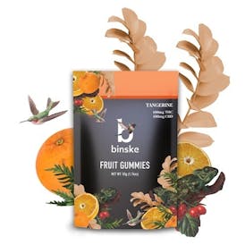 Binske Fruit Gummies Tangerine 1:1 100mg THC100mg CBD