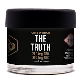 Care Division Cream Truth 2,000mg CBD | 2,000mg THC