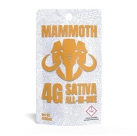 Mammoth Disposable Vape Lemon Train Haze 4g