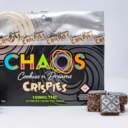Chaos Crispies Cookies N Cream 100mg