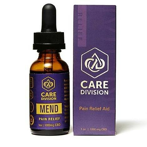 Care Division Tincture Mend 1,000mg CBD