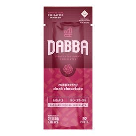 Dabba Raspberry Dark Chocolate Unwind 1:1:1 100mg