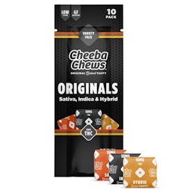 Cheeba Chews Variety Pack Sativa-Indica-Hybrid Chocolate 100mg