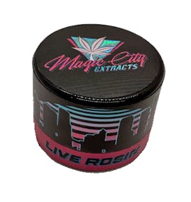 Magic City Cannabis Cold Cure Tier1 Rosin Zkittlez x Kush Mints 1g