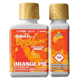 Dialed In... Liquid Rosin Gummies Orange Pie 100mg