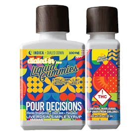 Dialed In... Liquid Rosin Gummies Pour Decisions 100mg