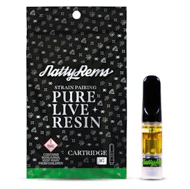 Natty Rems Live Resin Black Tip Cart Berkel x Natty OG 1g