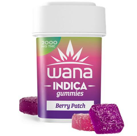 Wana Gummies Berry Patch Indica 2000mg