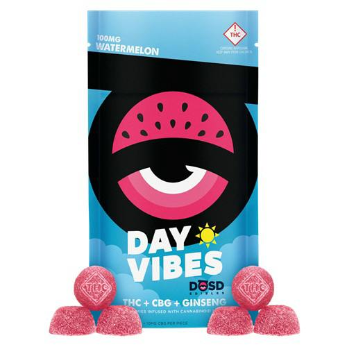 DOSD Nano Bites Day Vibes + CBG Watermelon 100mg