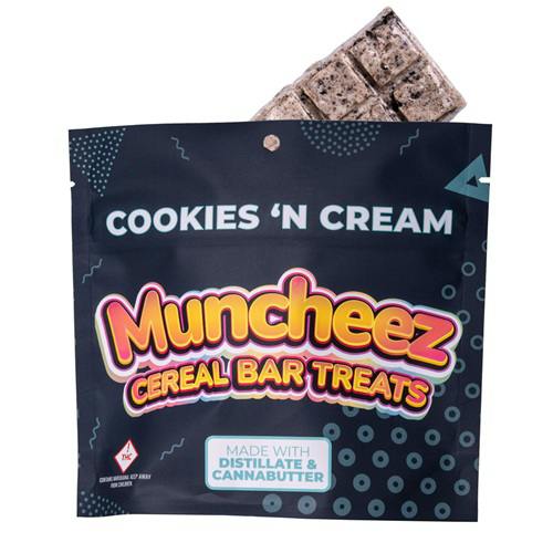 Muncheez Cereal Bar Cookies N' Cream 100mg