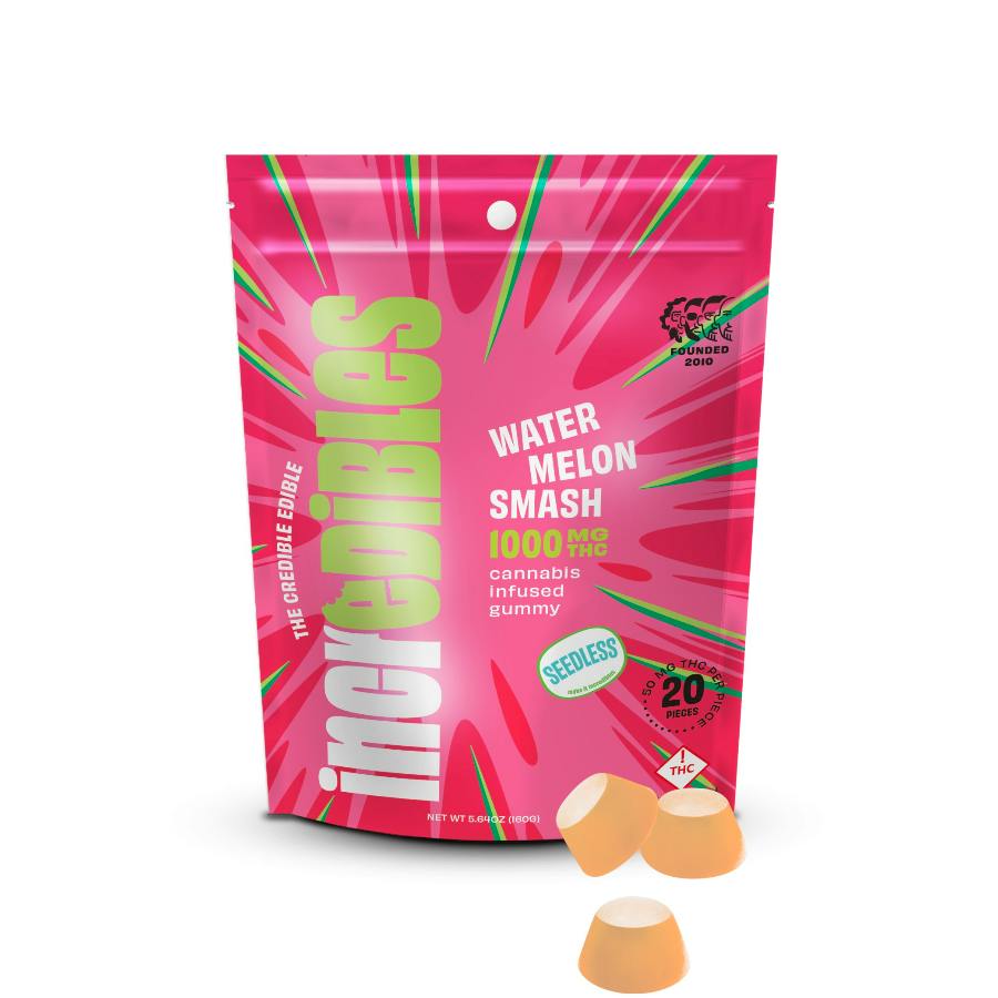 Incredibles Gummies Watermelon Smash 1000mg
