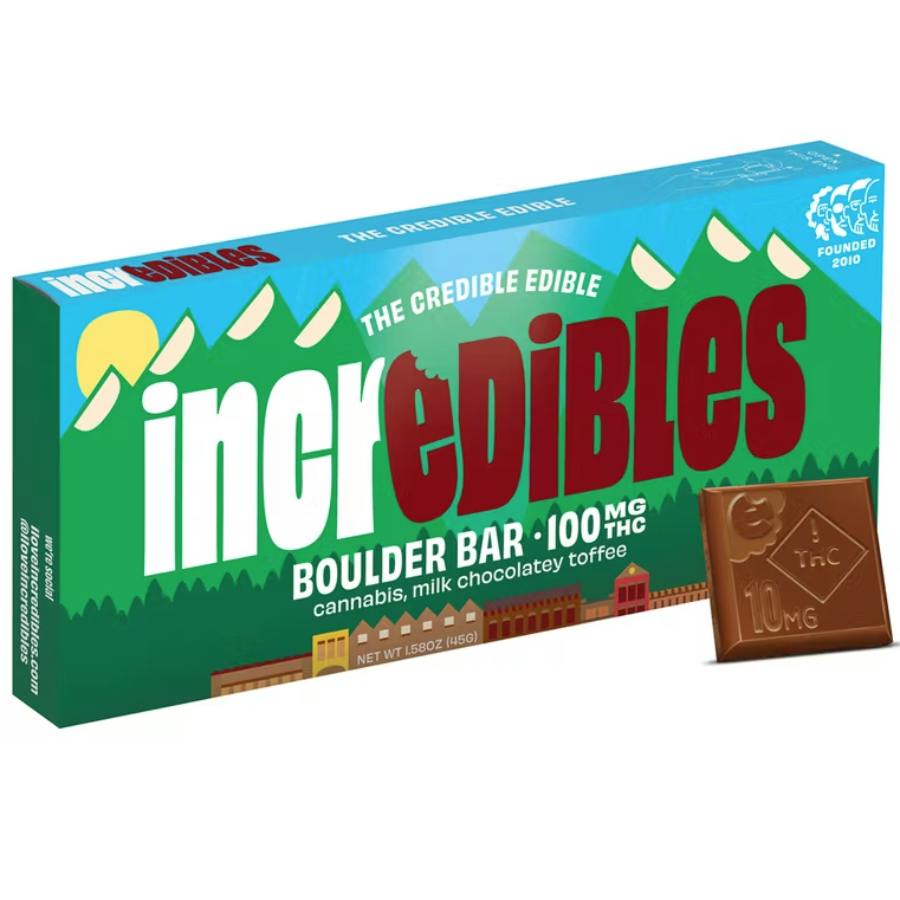 Incredibles Chocolate Bar Boulder 100mg