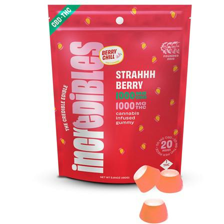 Incredibles Gummies Strahhh Berry 1:1 1000mg