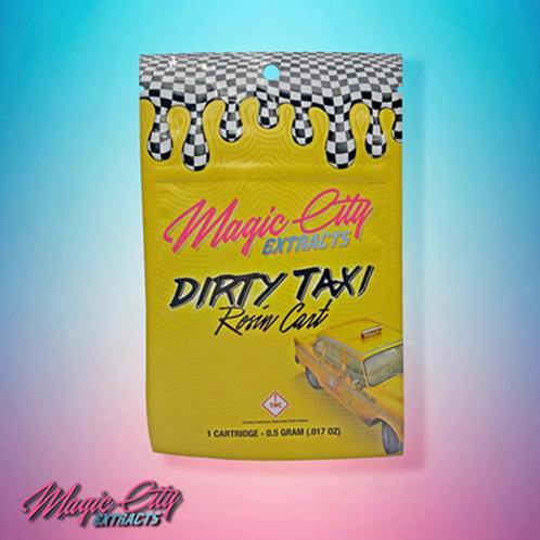 Magic City Cannabis Live Rosin Cart Dirty Taxi .5g