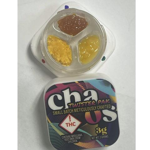 Chaos Twister Pak 3g - Big Slice, Unknown Chemical, Blue Dog 3g