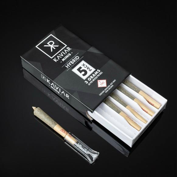 Kaviar Joints 0.6g each Sativa (5pk)