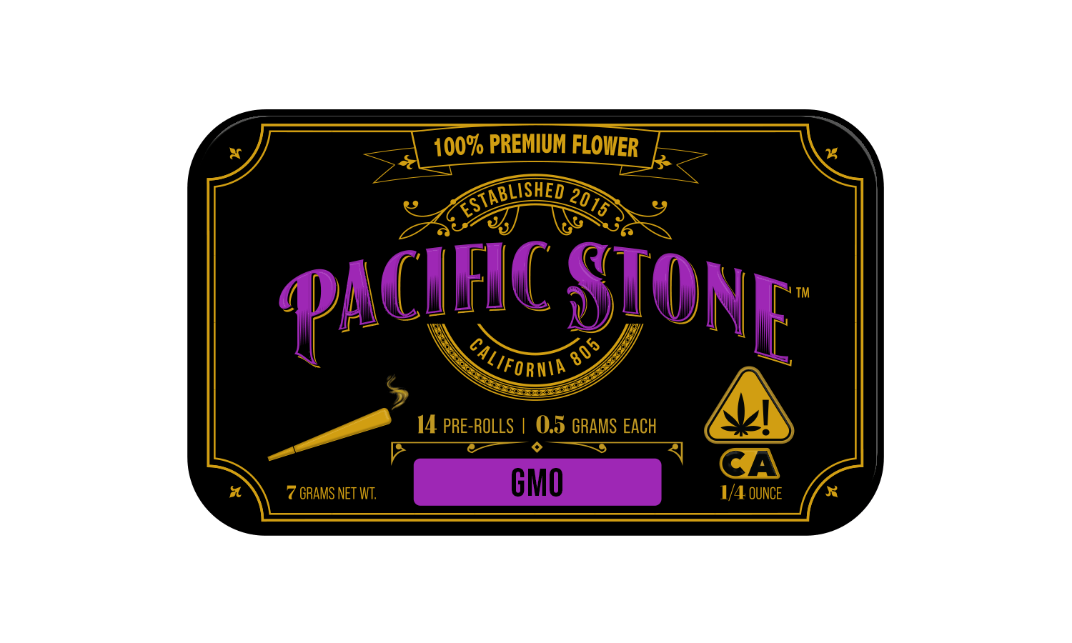 PACIFIC STONE - PREROLL 14PK [7G] GMO