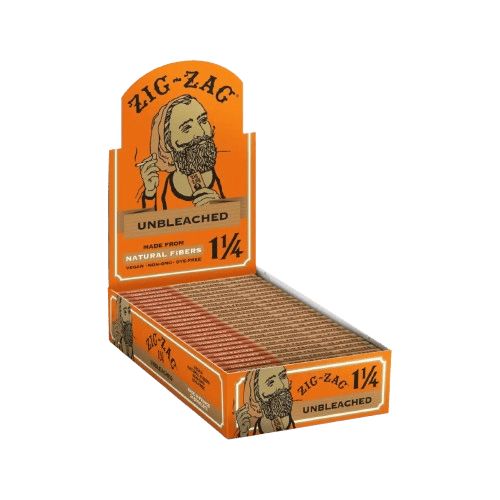ZIG ZAG - UNBLEACHED 1 1/4 ROLLING PAPERS
