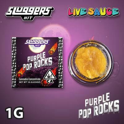 Sluggers Hit - Purple Pop Rocks - 1G - Live Rosin