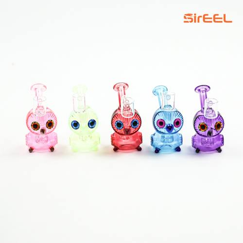 SirEEL | 5" Owlchemist Oil Rig W/ Banger | Assorted Colors