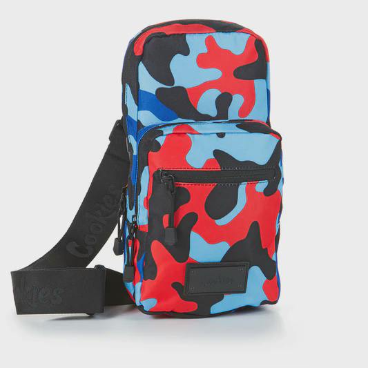 Cookies | Smeel Proof Shoulder Bag | Red/Blue Camo
