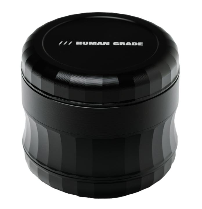Human Grade | 4 Piece 2.5in Aluminum Grinder 6M | Assorted Colors