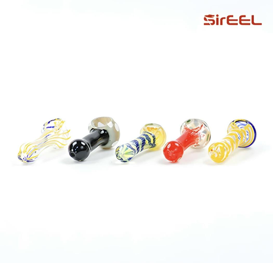 SirEEL | 3.5" Assorted Design Glass Hand pipe
