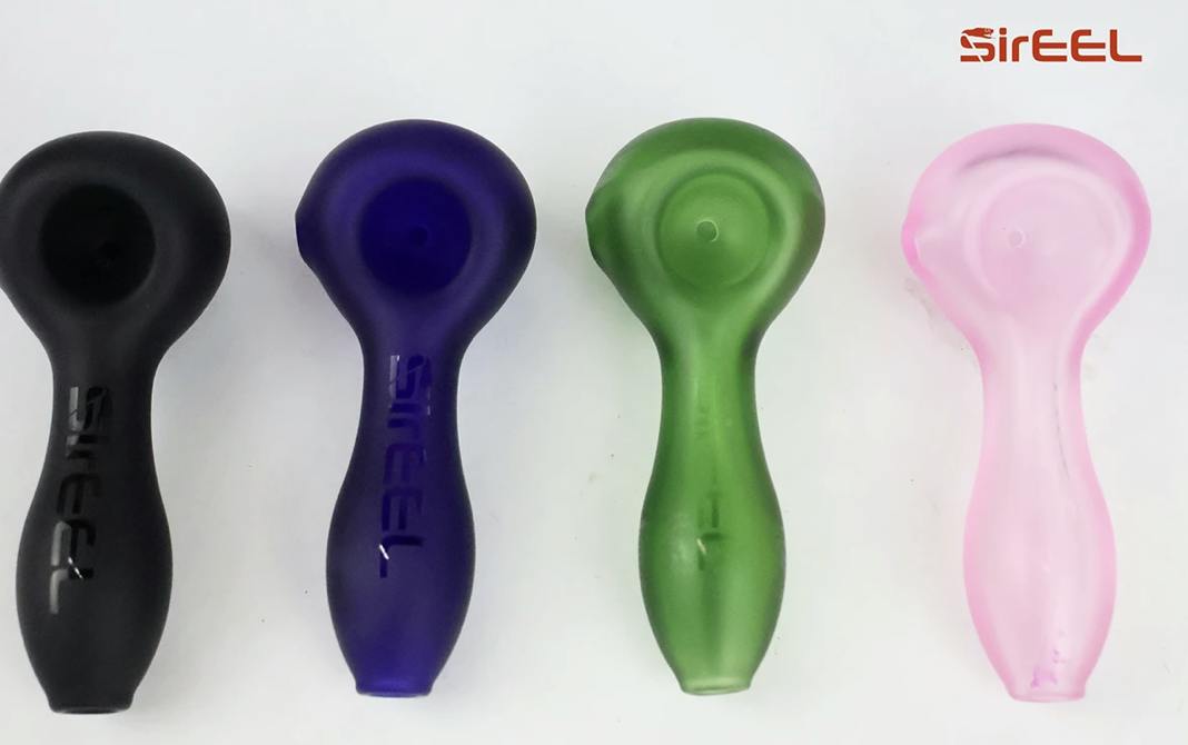 SirEEL | 4" Sandy Spoon Pipe | Assorted Colors