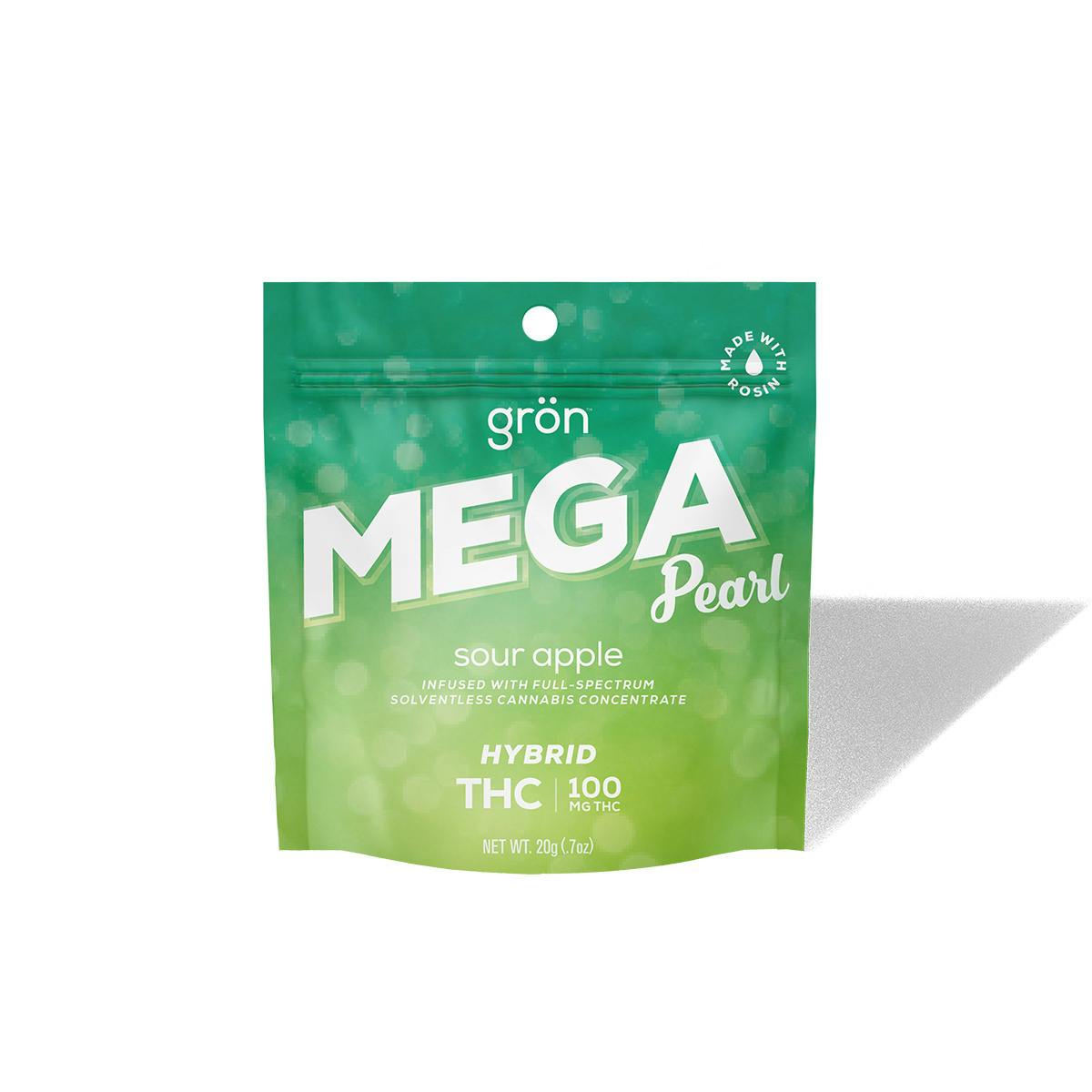 GRON - Sour Apple 100mg (H) Mega Pearl