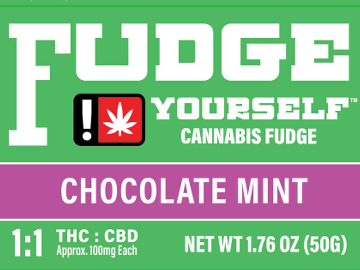 Laurie & Mary Jane Chocolate Mint 1:1 100mg Fudge
