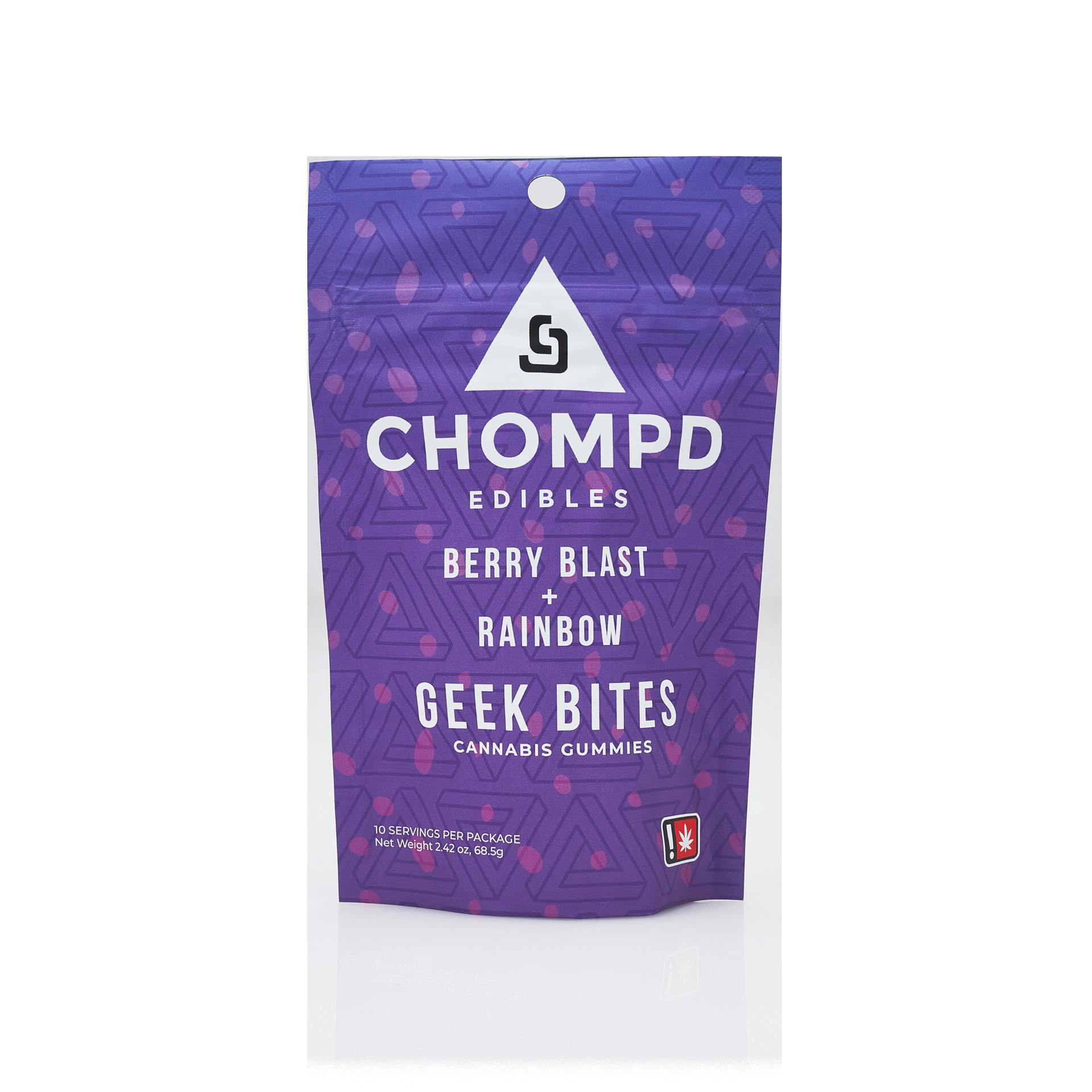 Chompd - Berry Blast 100mg Geek Bites 10pk
