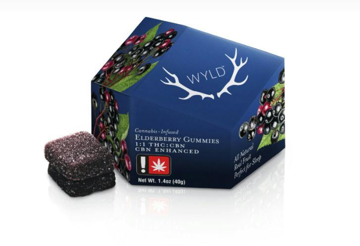 WYLD - Elderberry 100mg THC 50mg CBN Gummy 10pk