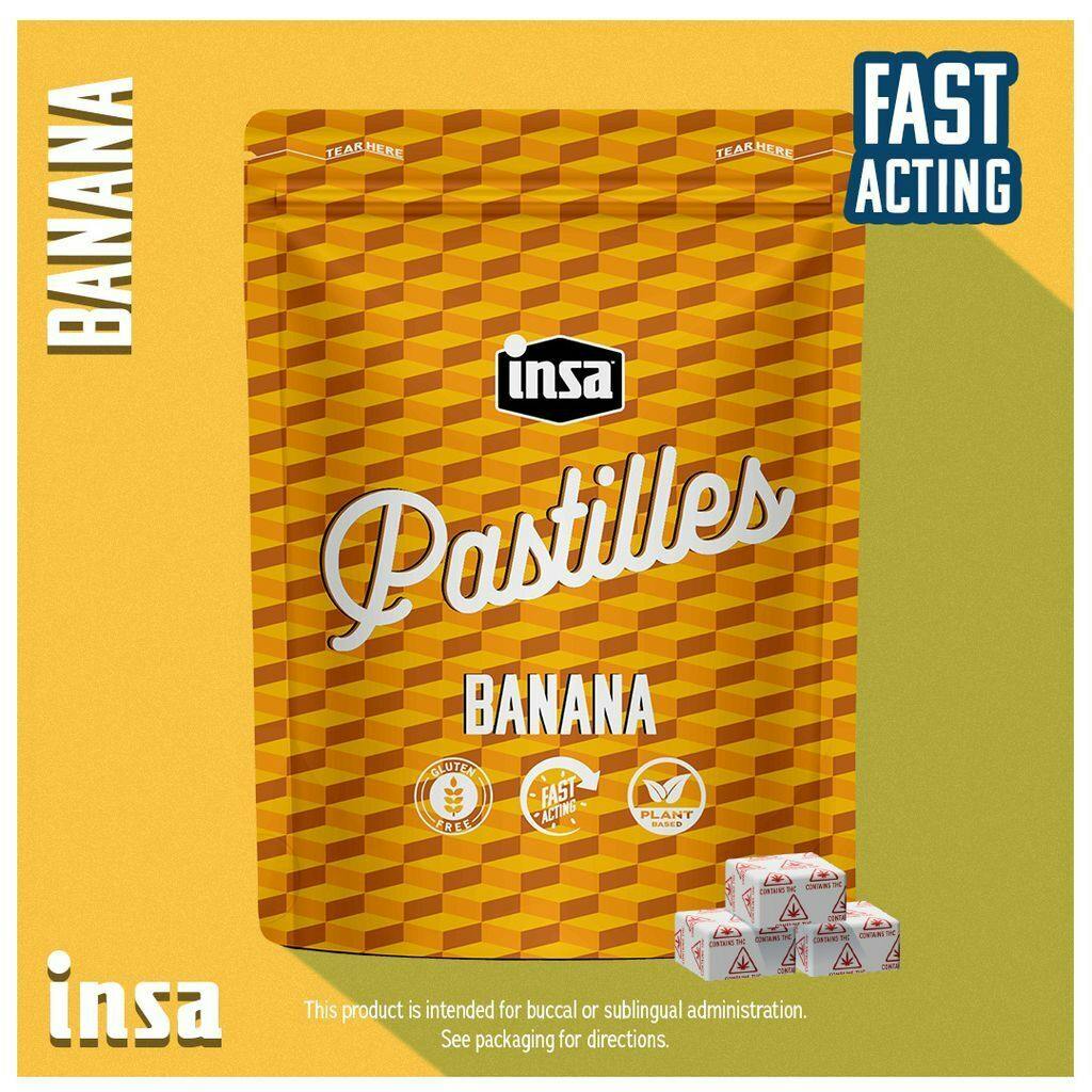 INSA Pastilles Banana Diamond Troches 400mg [20pk]