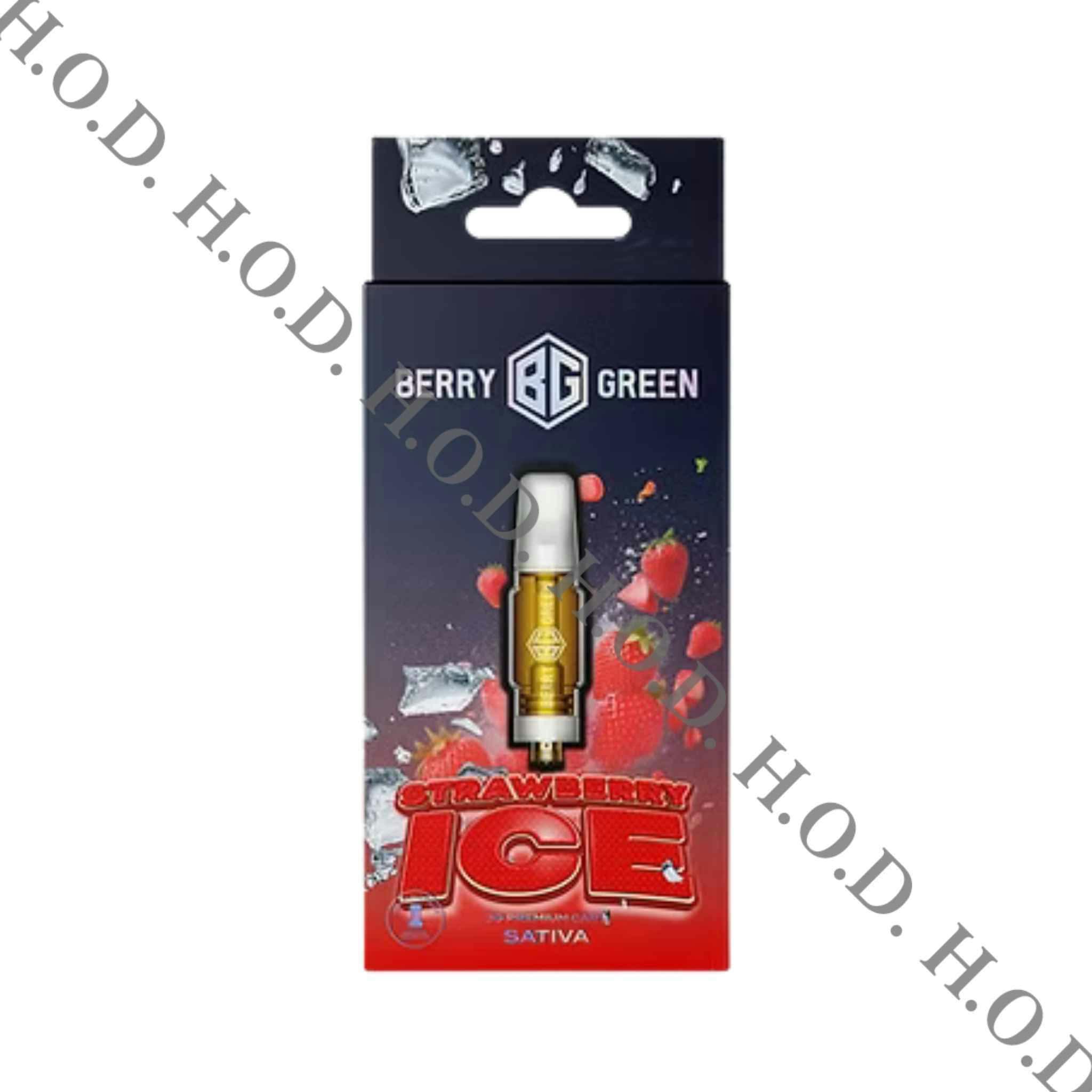 Berry Green Strawberry Ice Cart