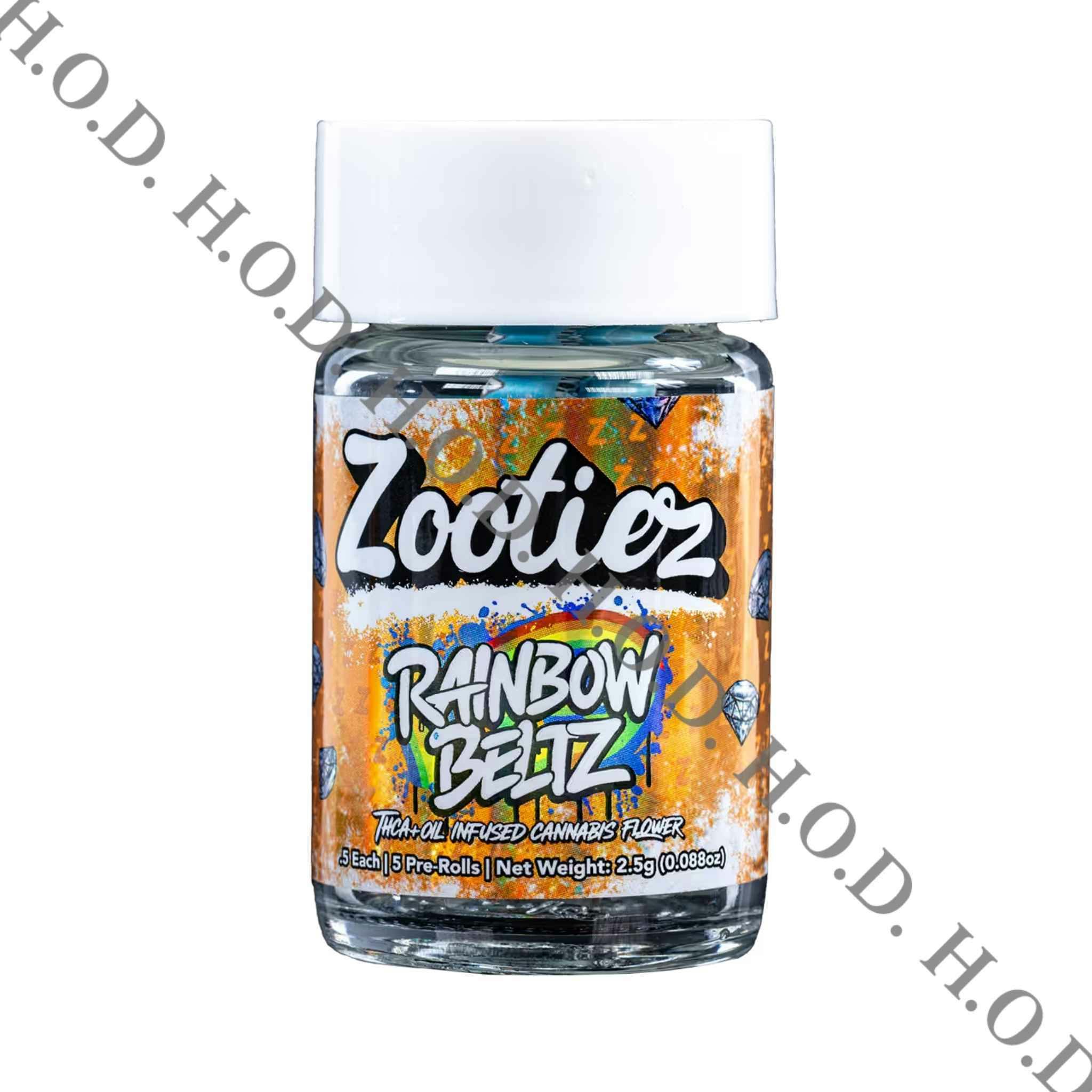 Zooties Rainbow Beltz Infused Pre-Roll .5g 5 Pack