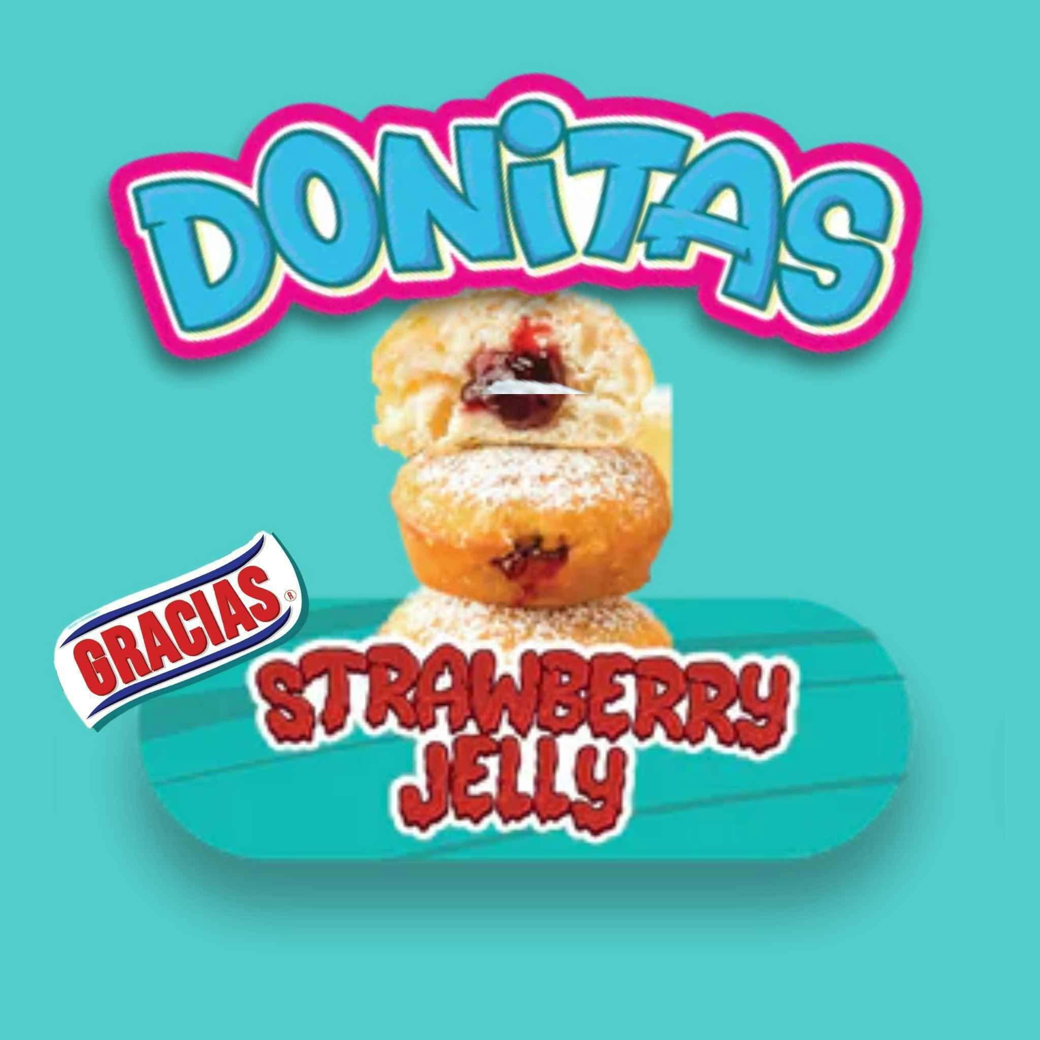 Gracias Donitas Strawberry Jelly Infused Flower