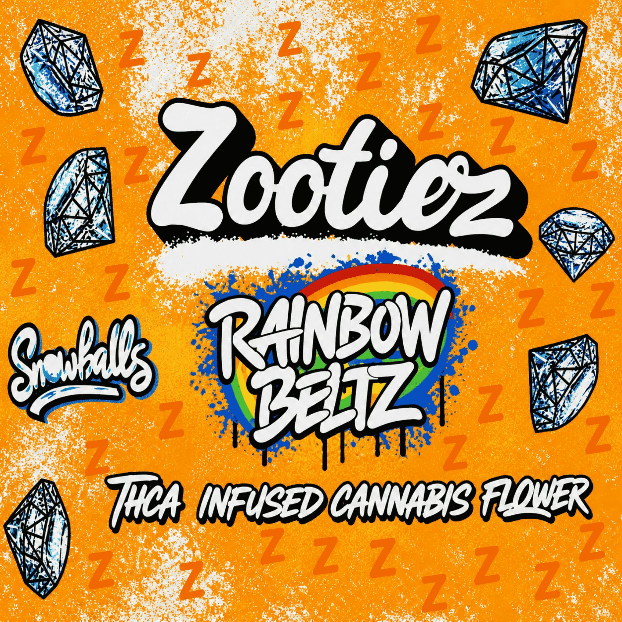 Zooties Rainbow Belts THCA Infused Flower