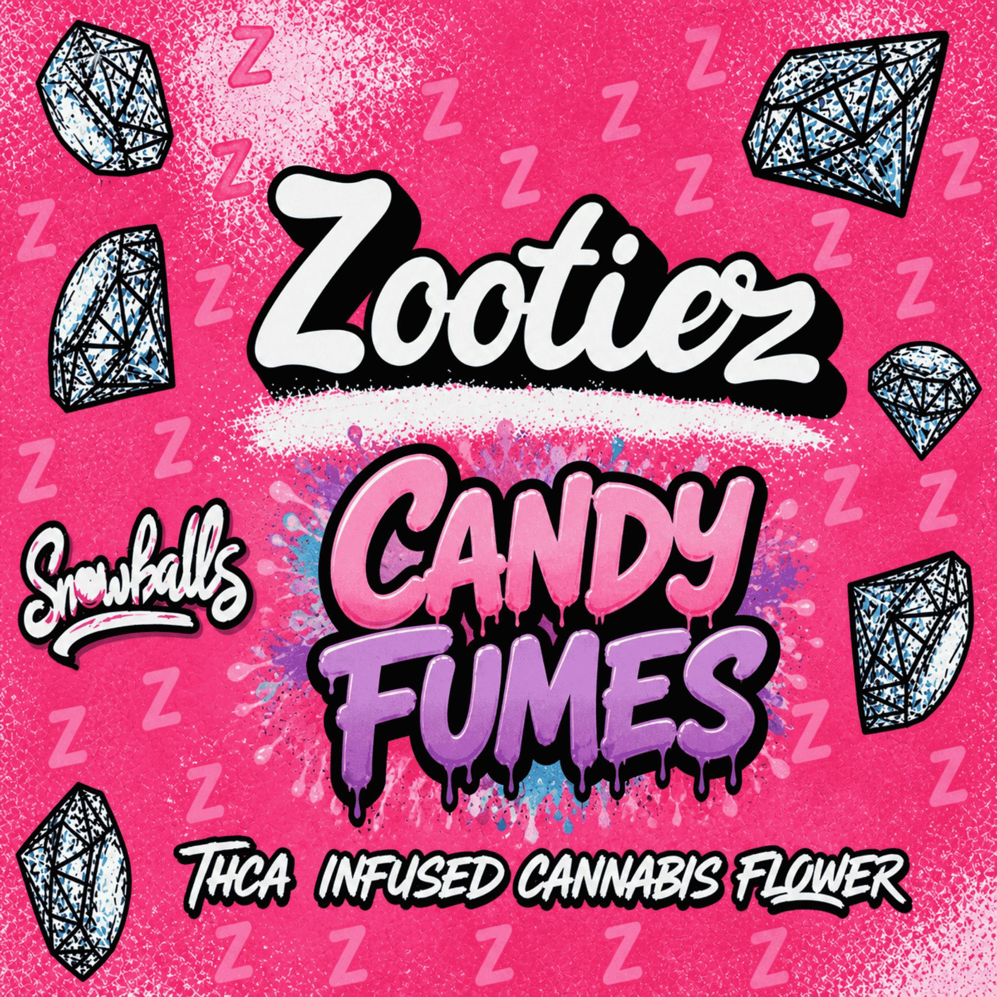 Zooties Candy Fumes THCA Infused Flower