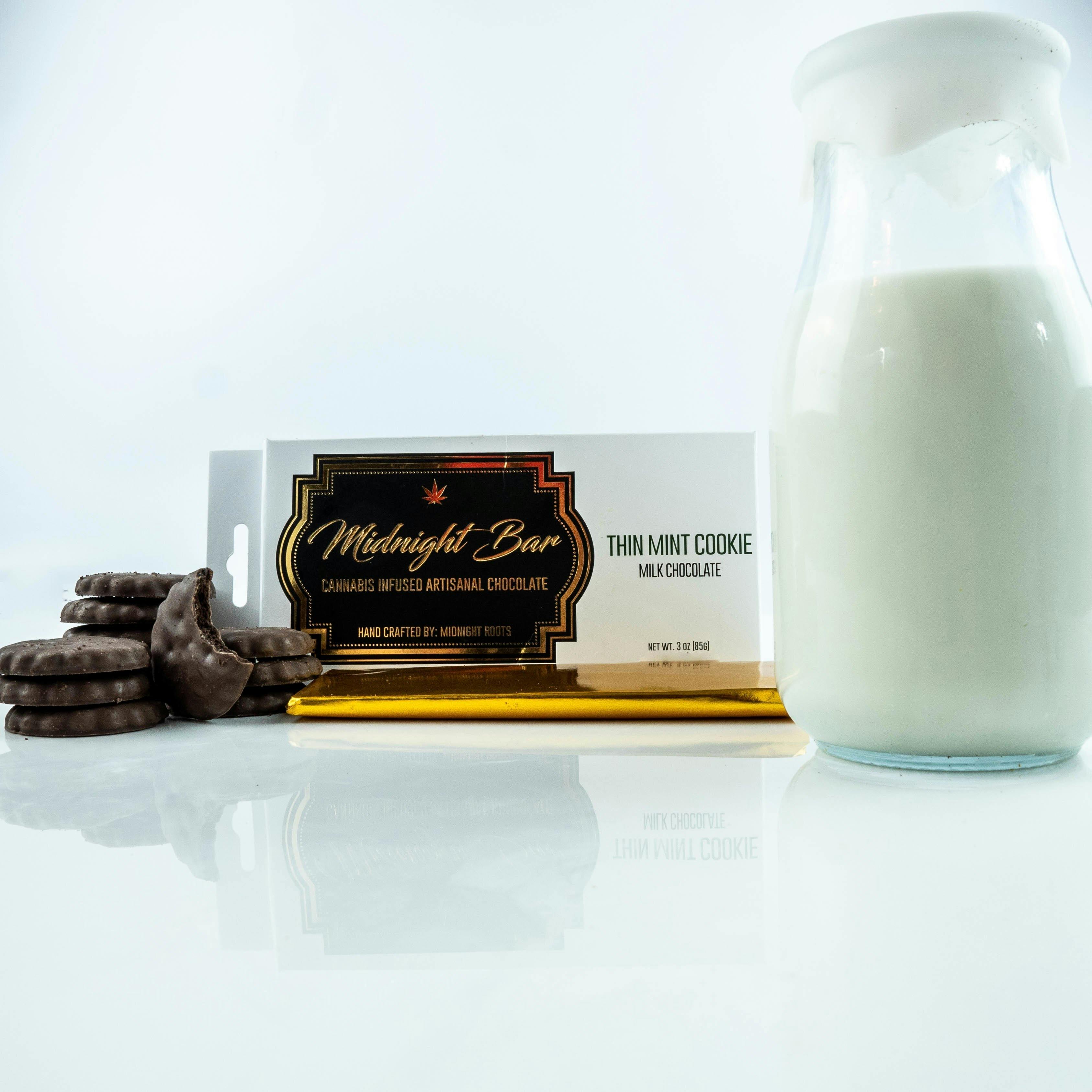 Thin Mint Cookie (200mg) | Midnight Roots - Chocolate Bar