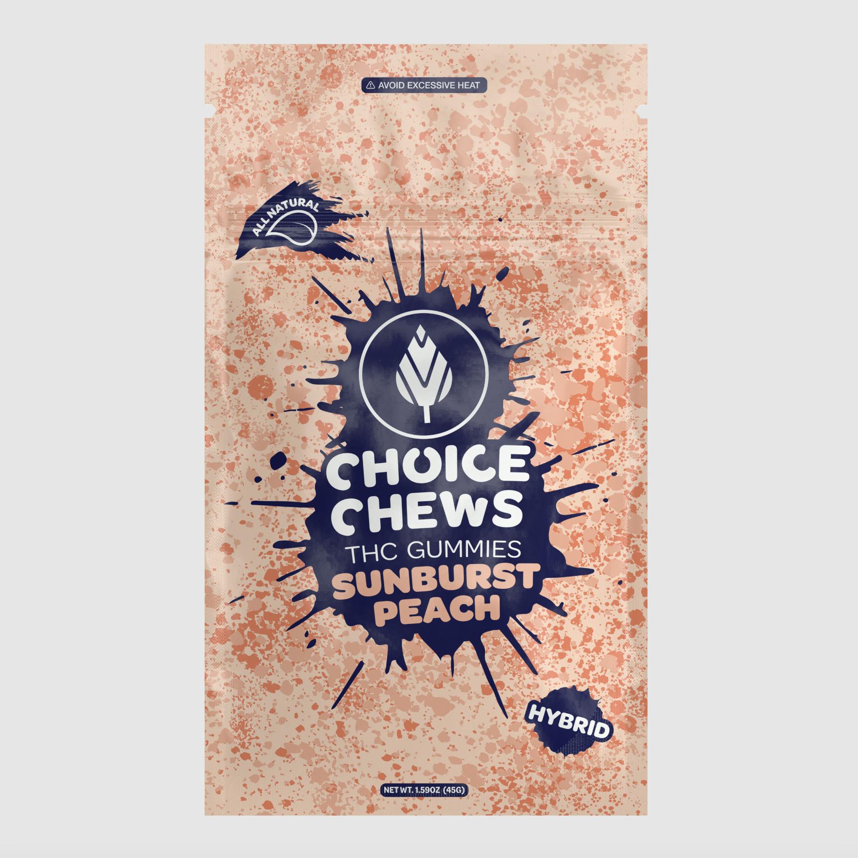 Sunburst Peach (200mg) | Choice - Soft Chew