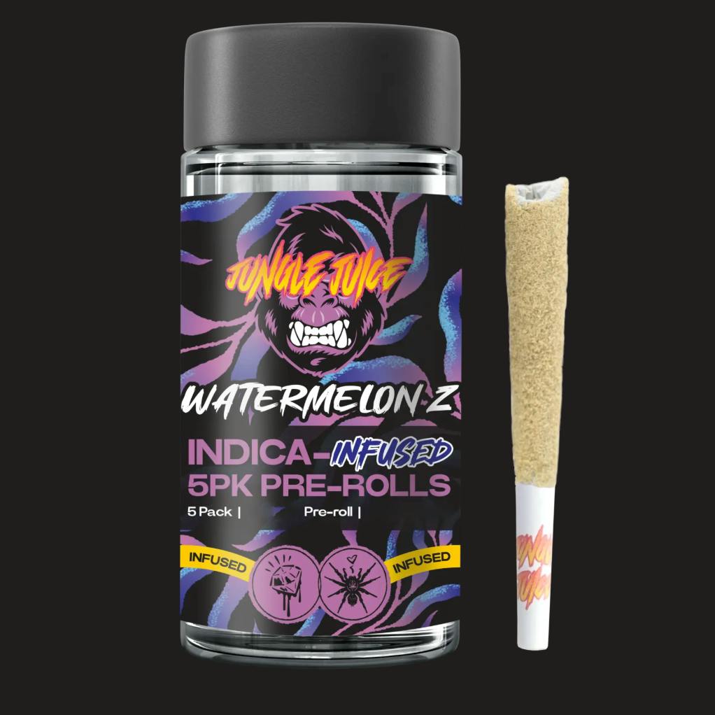 Watermelon Z [.5g] | Jungle Juice - 5 Pack Infused Pre Roll