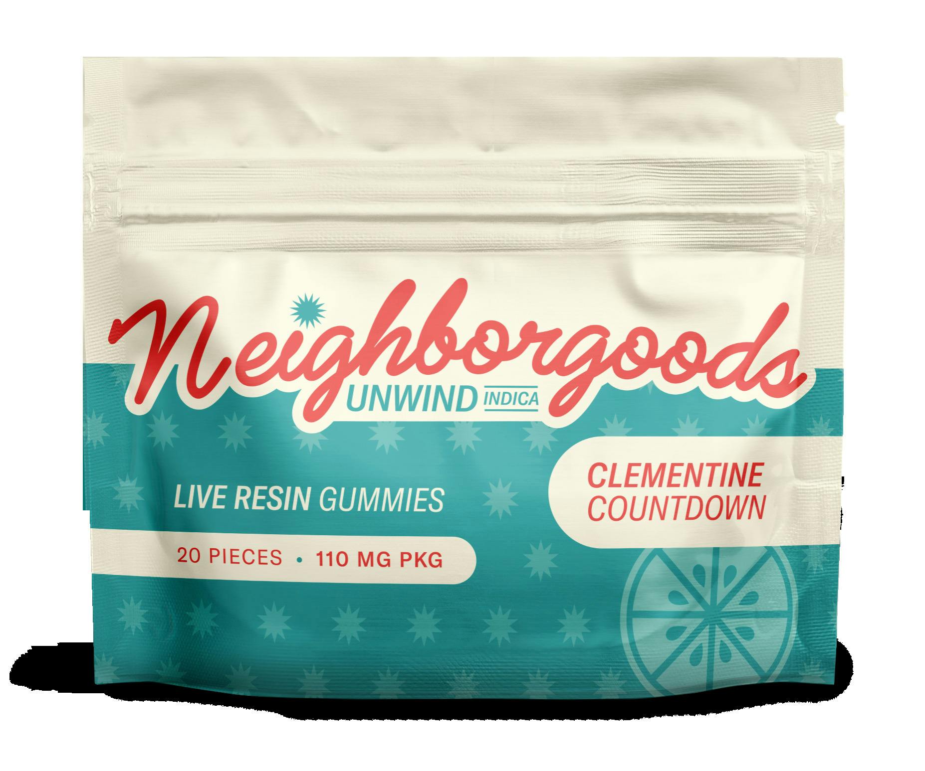 Clementine Countdown | Live Resin Gummies | [96.5mg]
