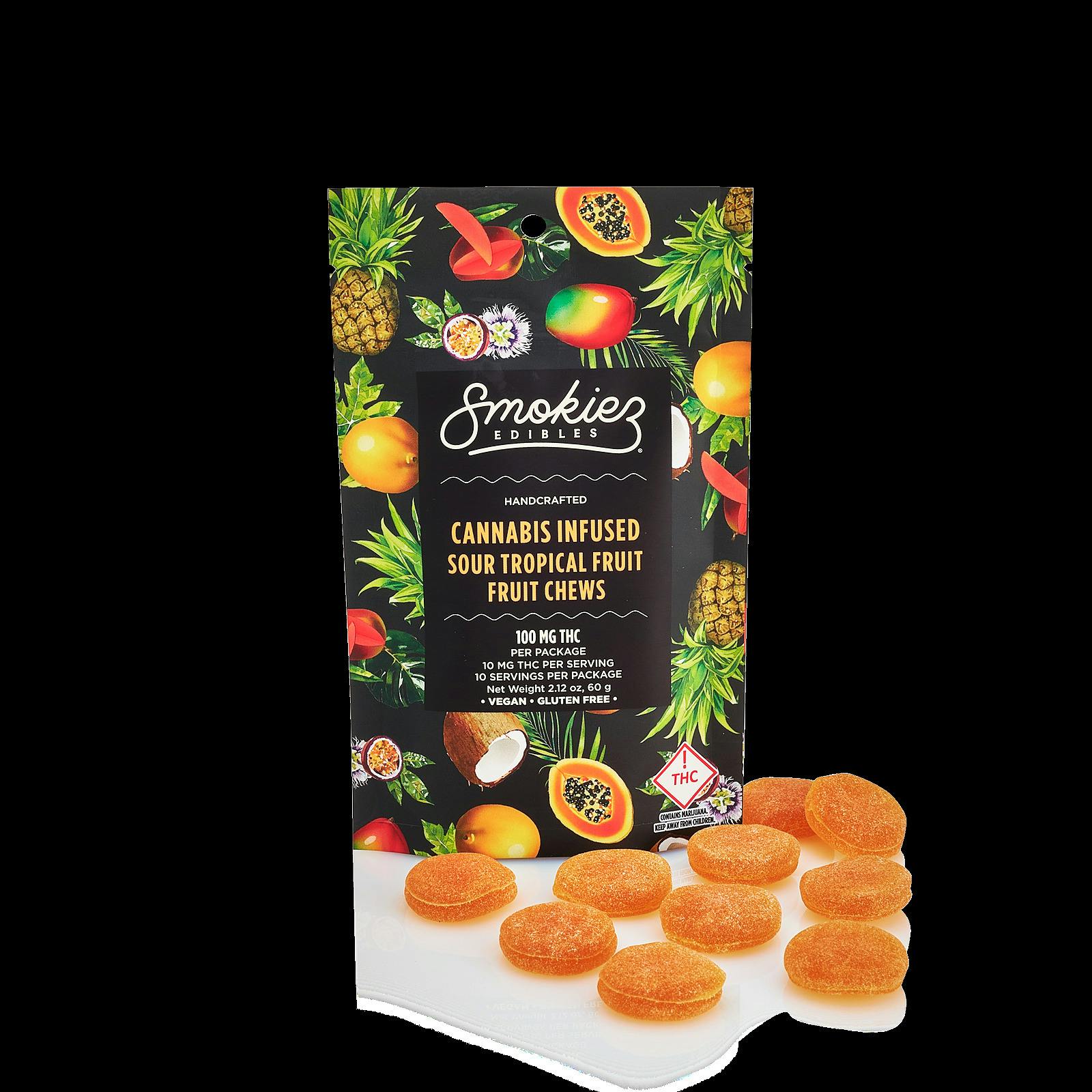 Sour Tropical Fruit | Gummies | [100.8mg]