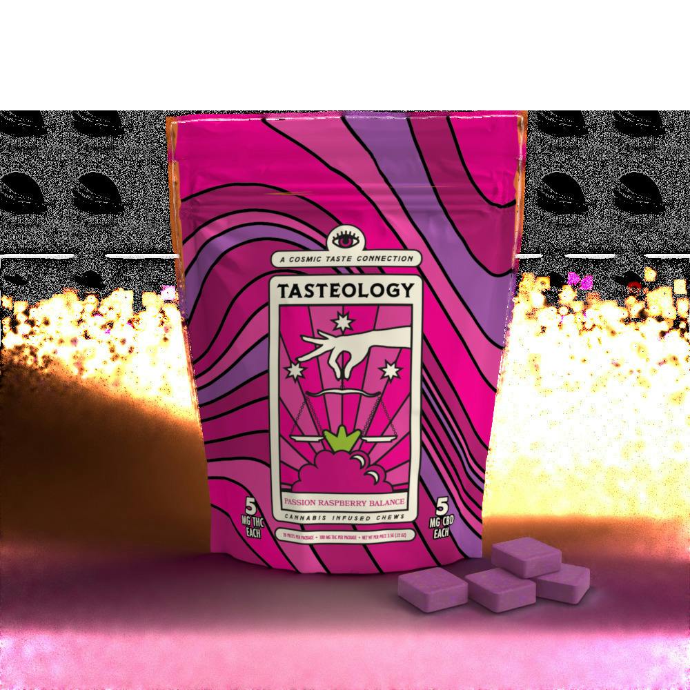 Passion Raspberry 1:1 THC:CBD | Gummies | [104.6mg]