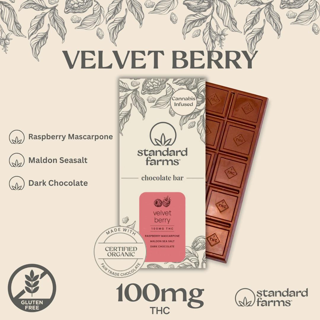 Dark Chocolate Velvet Berry | Bar | [103.2mg]