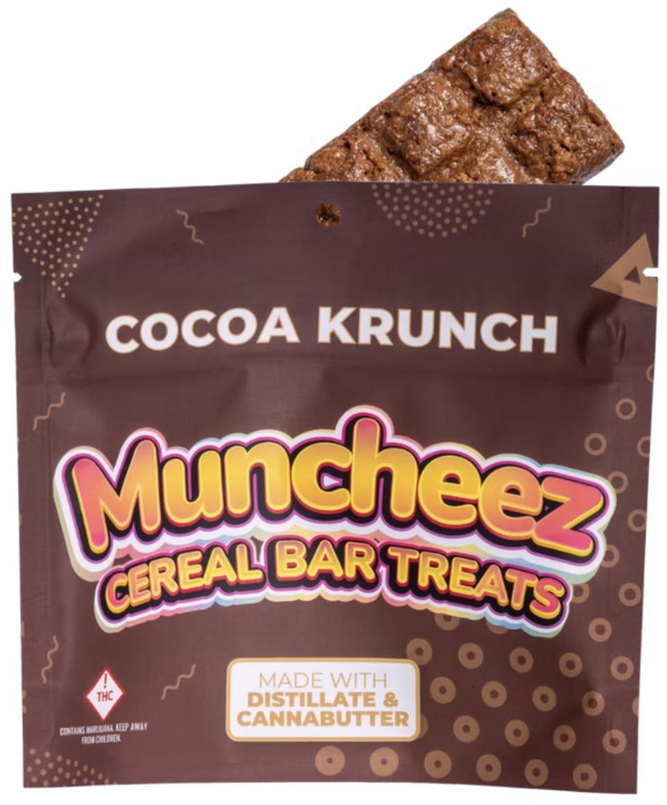 Cocoa Krunch-(H)-Cereal Bar-100mg-Muncheez at LOVA Canna Co - Willits (THC Dispensary)