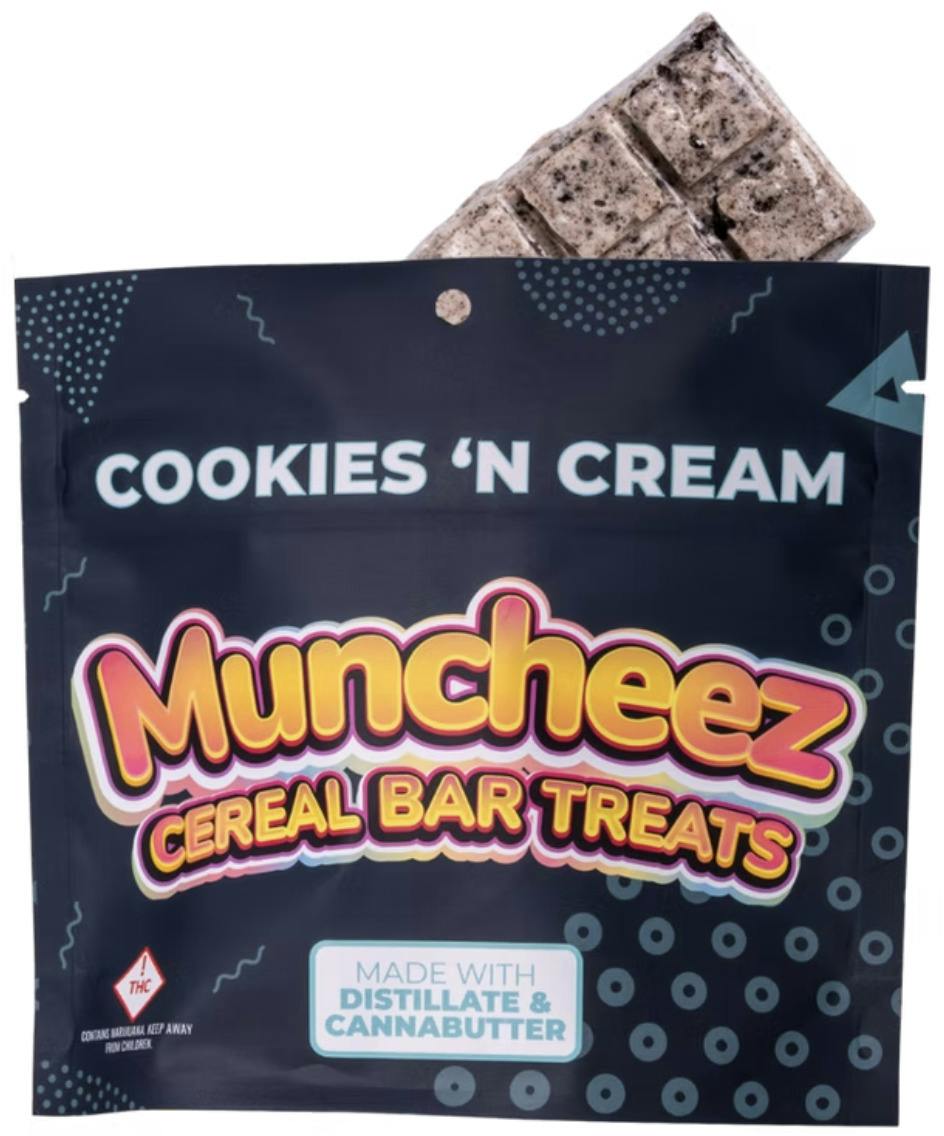 Cookies N' Cream-(H)-Cereal Bar-100mg-Muncheez